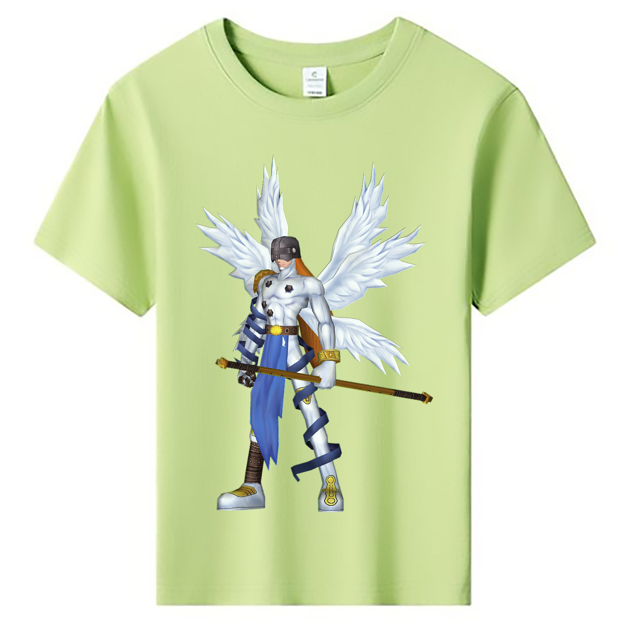 （画像用） Digimon デジタルモンスター/デジモン 綿100％キッズTシャツ（フロントプリント）